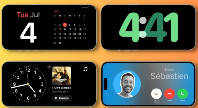 吉安苹果手机维修分享iOS17横屏充电待机显示有什么好处 