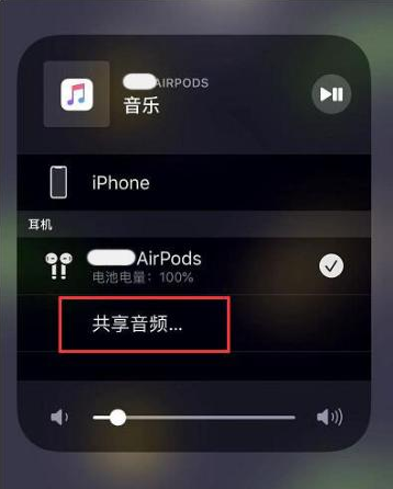 吉安苹果14音频维修点分享iPhone14音频共享设置方法 