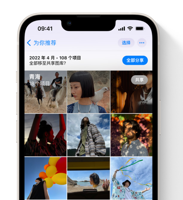 吉安苹果维修网点分享在 iPhone 上使用共享图库 