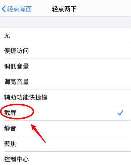 吉安苹果手机维修分享iPhone12如何启用双击截屏 